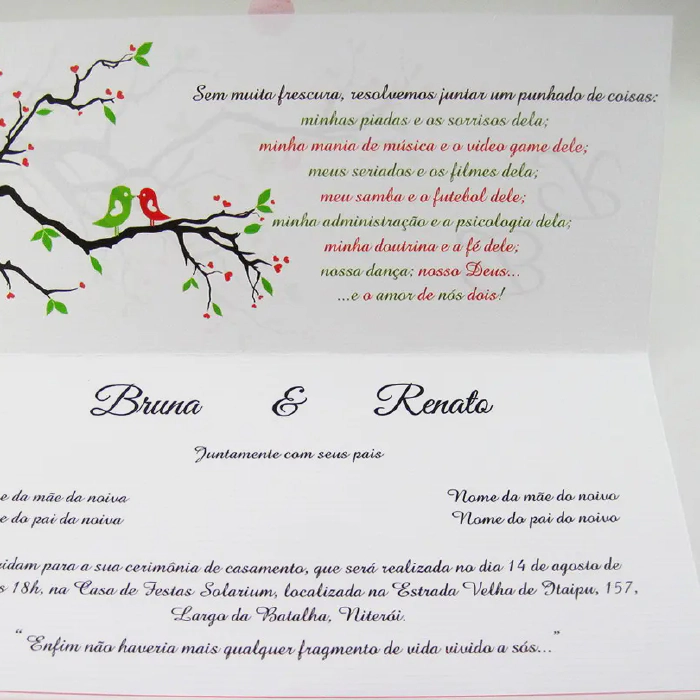 Image for post PROMOÇÃO - Convite Casamento tipo Carta