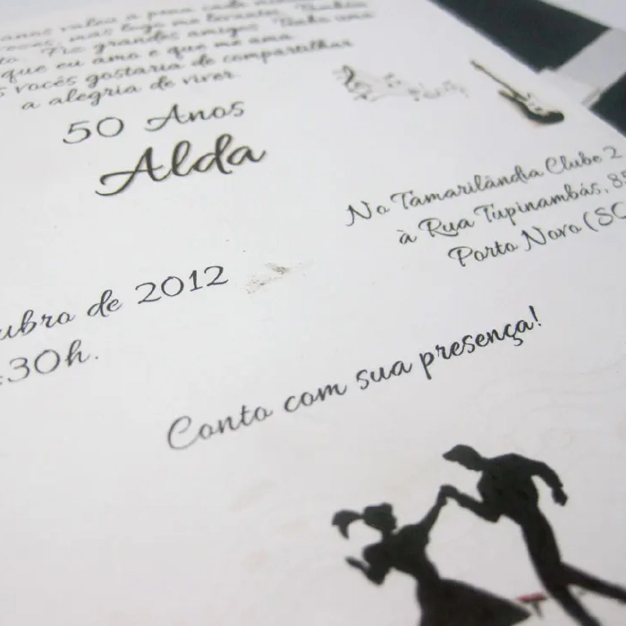 Image for post Convite Aniversário Adulto - biquinho